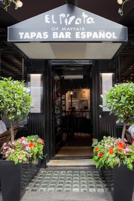 El Pirata of Mayfair, Tapas Restaurant Español, Spanish London